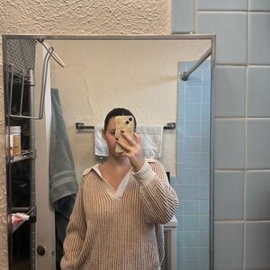 Striped Knit Sweater